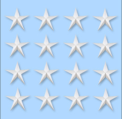 Obraz premium several stars on azure