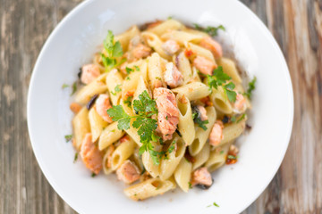 Penne al Salmone, Italian Pasta