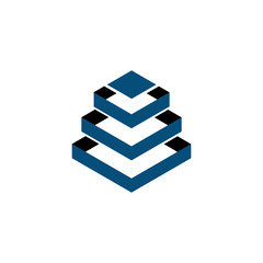 Square Build Logo vector