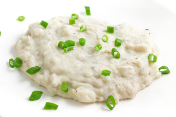 Mashed Yam with herbs