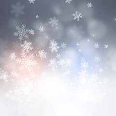 Winter Snow Holiday Background