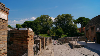 The City Ancient Pompeii, Historic Landmark  in Italy 