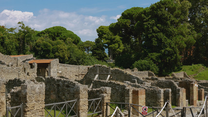 Fototapeta na wymiar The City Ancient Pompeii, Historic Landmark in Italy 