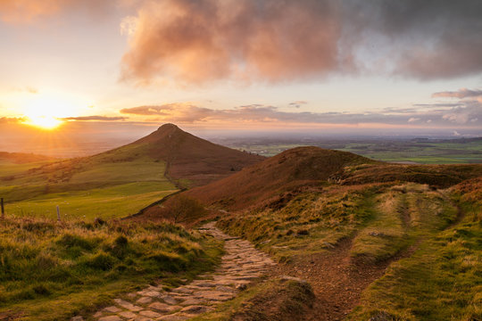 Roseberry Topping At Sunset