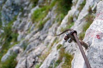 steel rope for climbing track