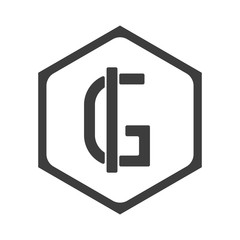 ikona sześciobok z zaokrąglonymi wewnątrz krawędziami 