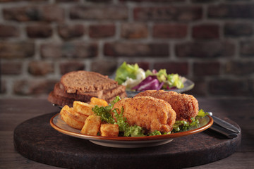 Fried chicken breast
