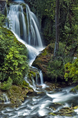 Fototapeta na wymiar Rastoke waterfall
