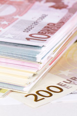 Stack of Euro Banknotes