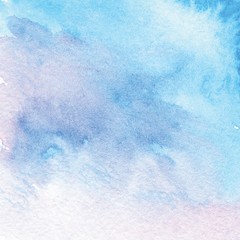 Light Blue Watercolor Background