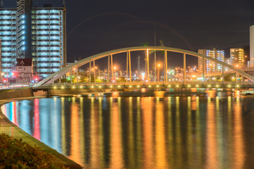 Obraz premium 地方都市夜景
