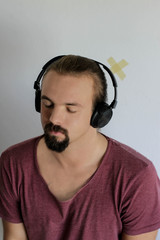 Young man with headphones