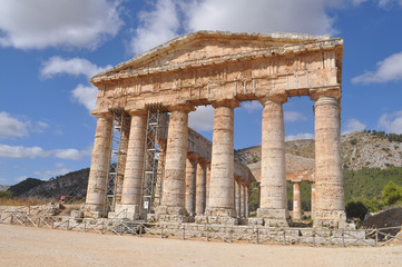 Fototapeta premium Doric temple in Segesta