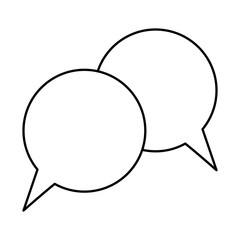 speech bubble isolated icon