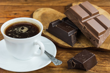 Breakfast black coffee composition