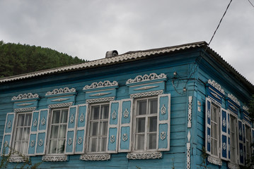 traditional house in lake Baikal
