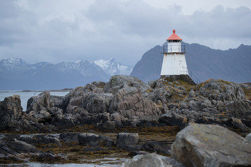 Lighthouse on Gimsoysand