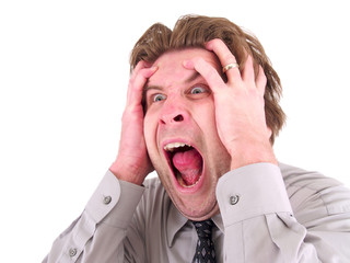 Screaming Worker