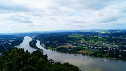 Ausblick vom Drachenfels bei K&ouml;ln