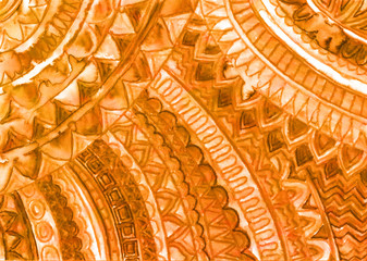 Watercolor background in bright colors. Vintage poster, banner, scrapbook page. Handmade aged paper texture in retro style.