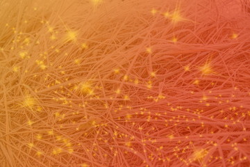 Winter background. Christmas red gold background. Christmas decoration. Toned effect