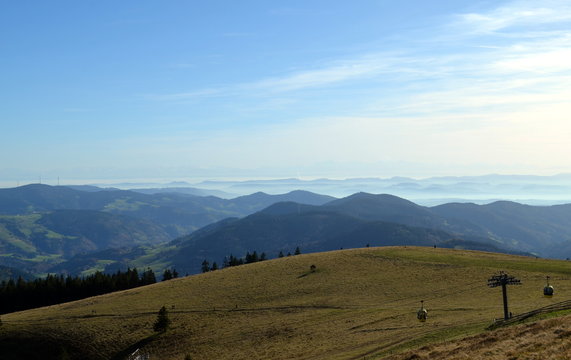 Seilbahn auf den Belchen