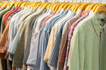 several kinds of clothes