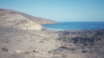 Playa de Pelada, en Granadilla de Abona (Tenerife)