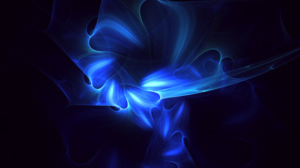 Fototapeta premium 3D rendering abstract fractal light background