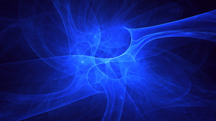 3D rendering abstract fractal light background
