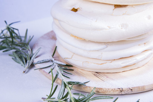 Round white sweets