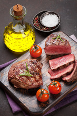 Grilled fillet steak