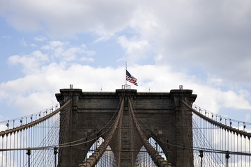 Fototapeta na wymiar Brooklyn Bridge, New York, United States