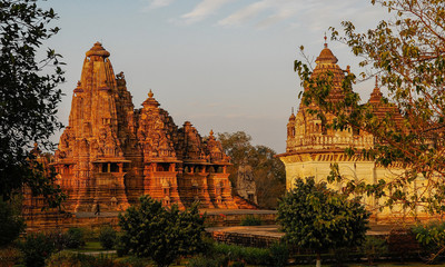 India Khajuraho hindu temple