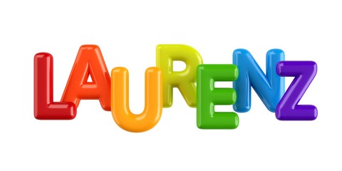 Bubbletext Name Laurenz