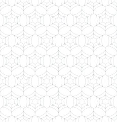 Vector seamless pattern. Modern stylish texture. Repeated geometric pattern. Mesh with hexagonal cells