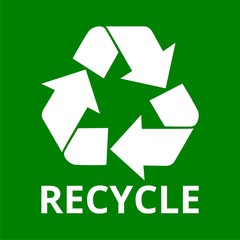 Recycle eco symbol, Recycle sign