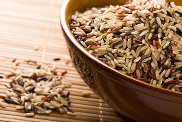 Mixture of Wild, Red, White and Brown Rice