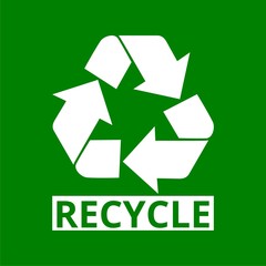 Recycle eco symbol, Recycle sign