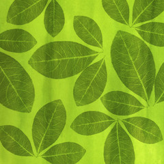 Obraz premium Artistic green background with pencil-shaped leaves