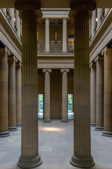 Obraz premium Belsay Hall, Columns
