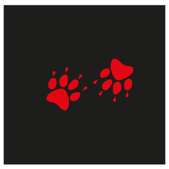 Paw animal icon