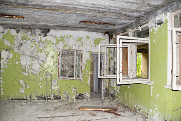 The classroom on Chernobyl school