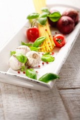 spaghetti mit tomaten und knoblauch