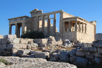 Fototapeta na wymiar Tempel in der Akropolis