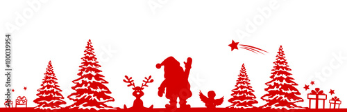 "Silhouette Weihnachten" Stockfotos und lizenzfreie Vektoren auf