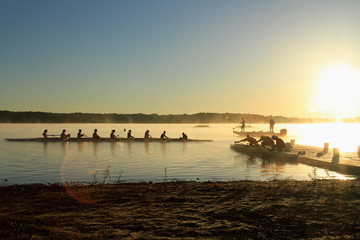 Rowing Team, Women's, Indiana  University © Brian