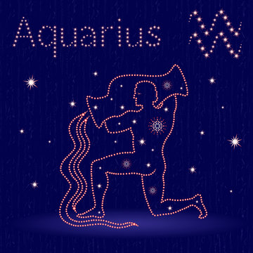 Zodiac sign Aquarius