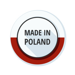Made in Poland label illustration