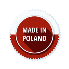Fototapeta na wymiar Made in Poland label illustration